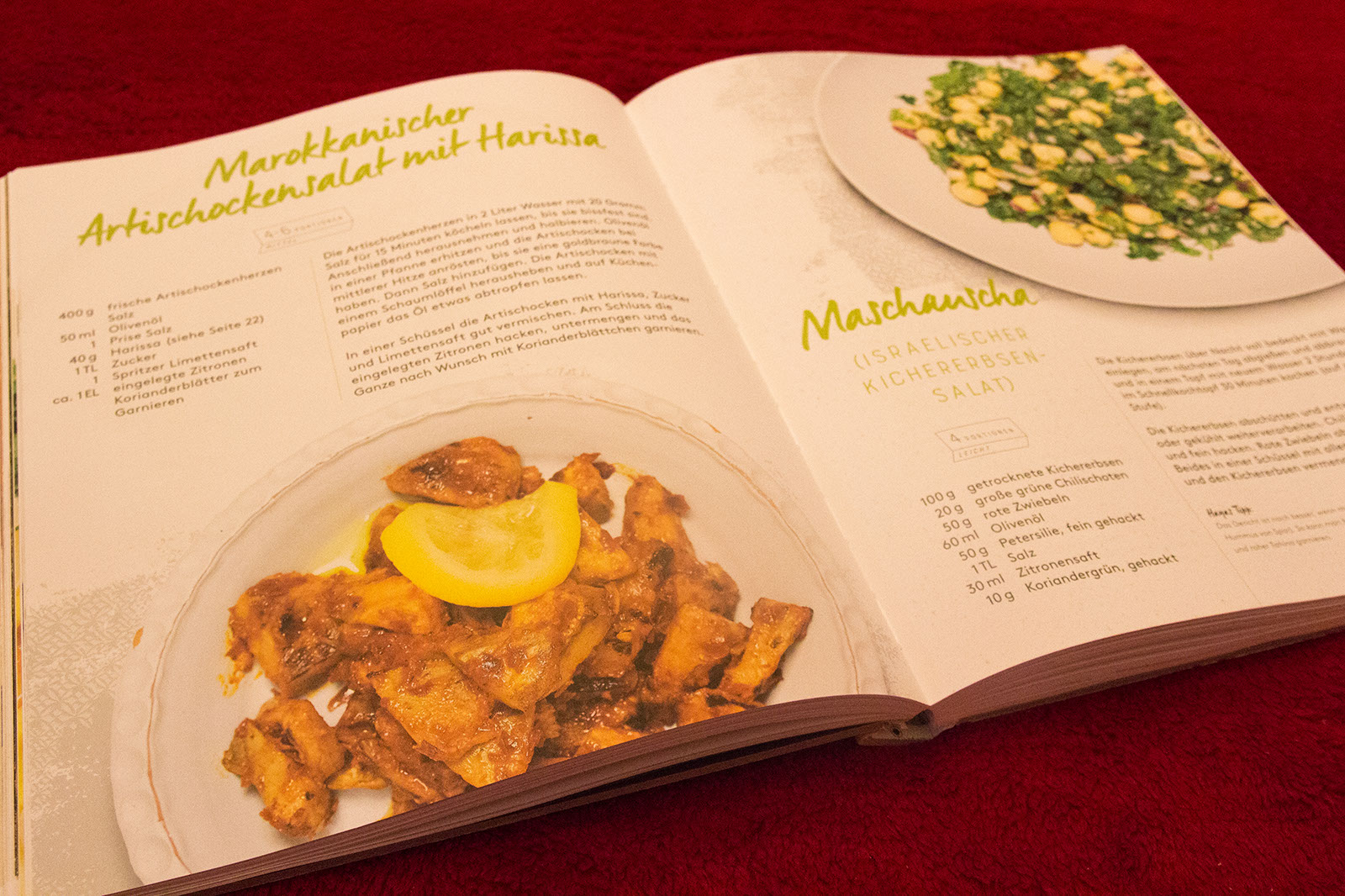 Rezeptseite aus der Hauptspeisensektion