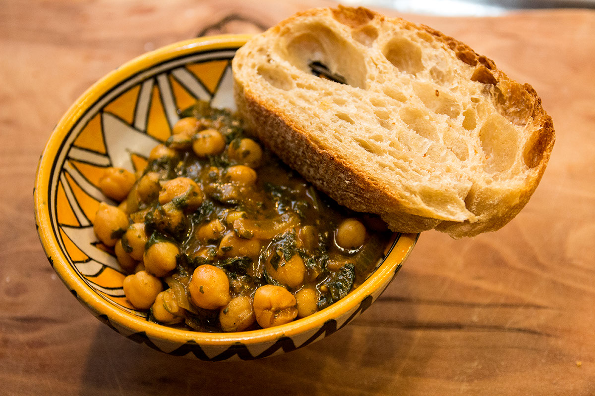 Nivik – Kichererbsen mit Spinat