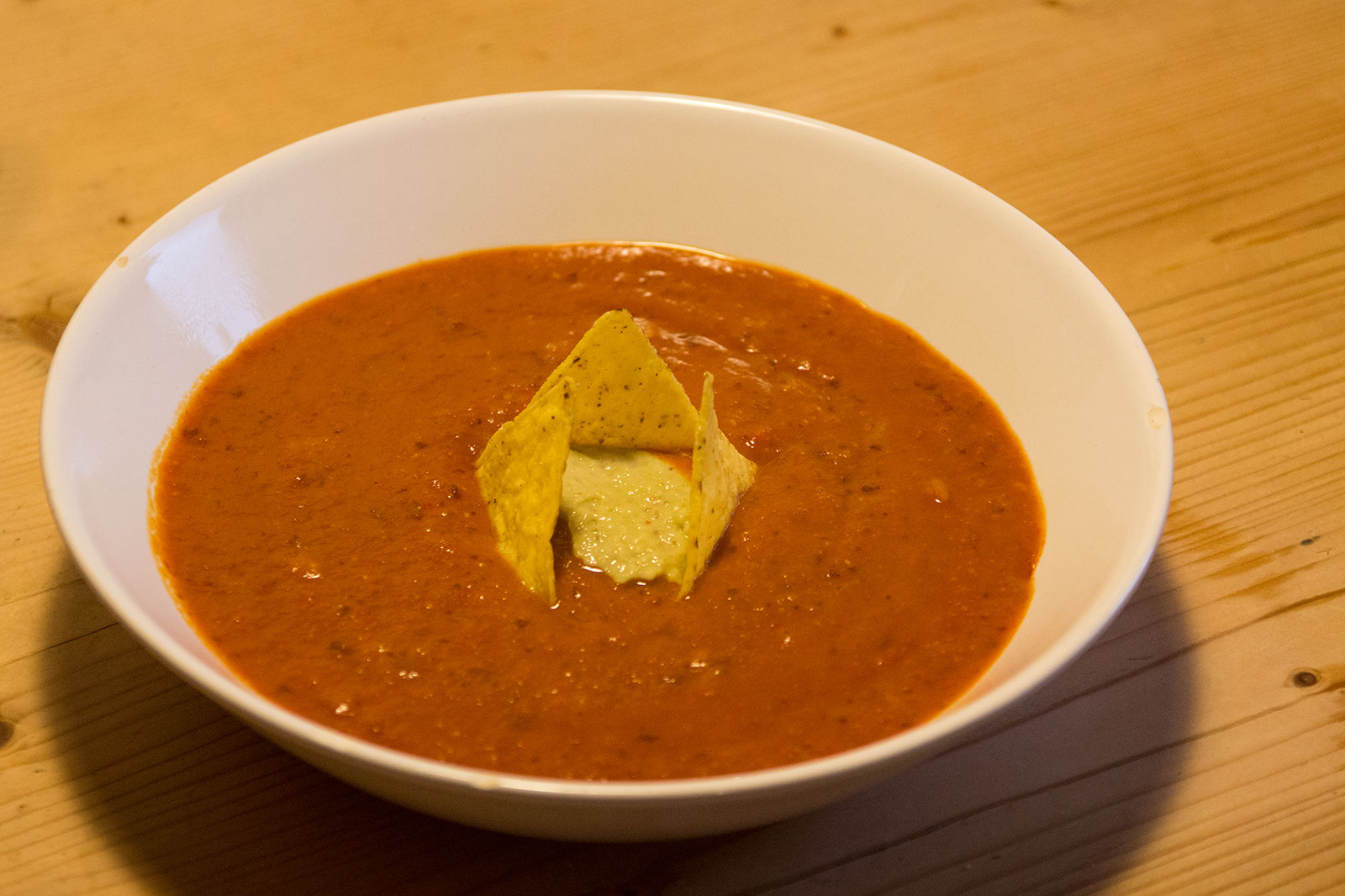 Mexikanische Paprika-Bohnen-Suppe