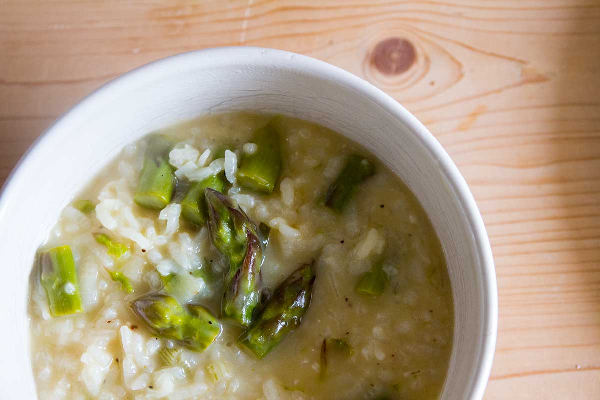 Spargelrisotto