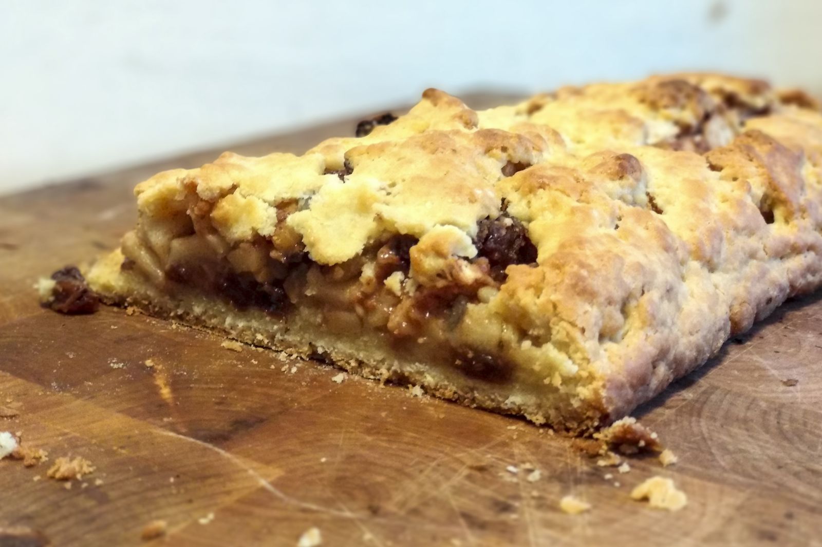 Apfelstrudel mit Mürbteig