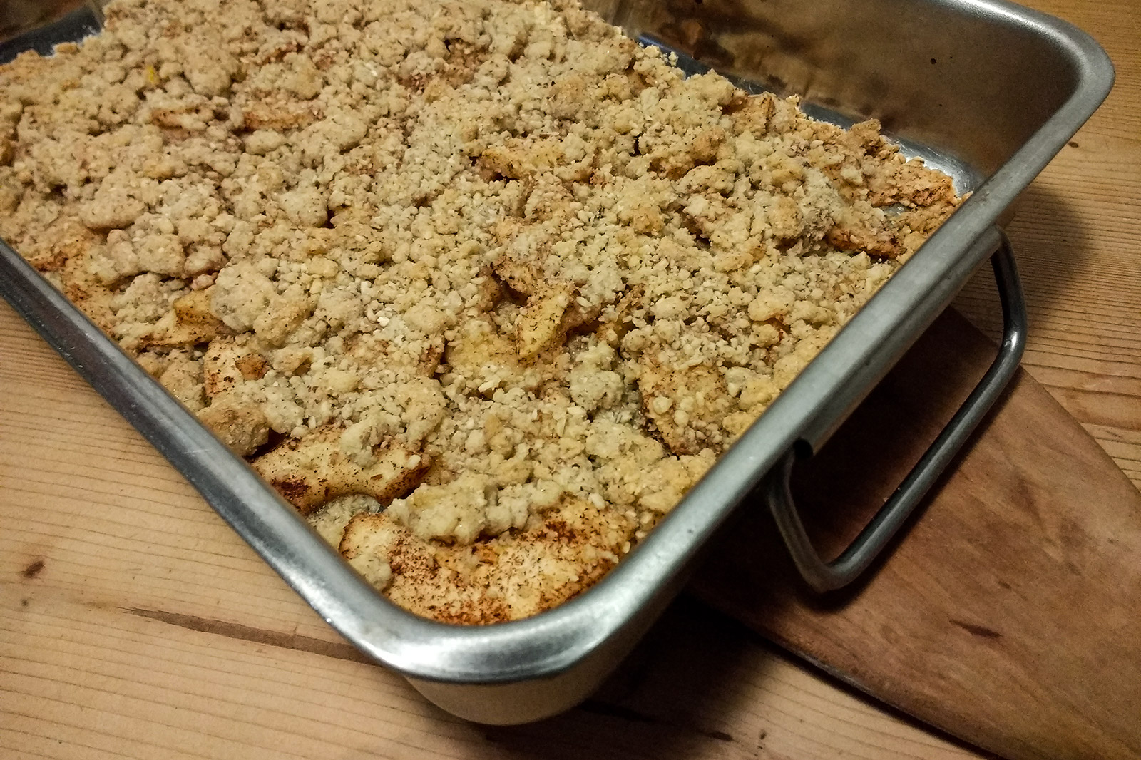 Apple Crumble - die geniale Apfel-Streusel Kombination