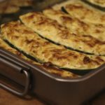 Gefüllte Zucchini mit Ziegenkäse