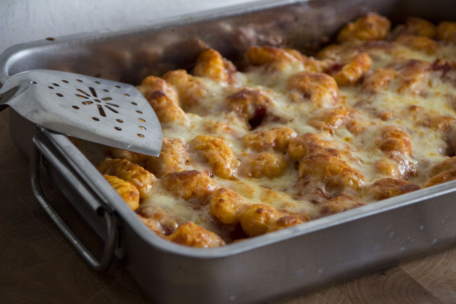 Überbackene Gnocchi in Tomatensauce