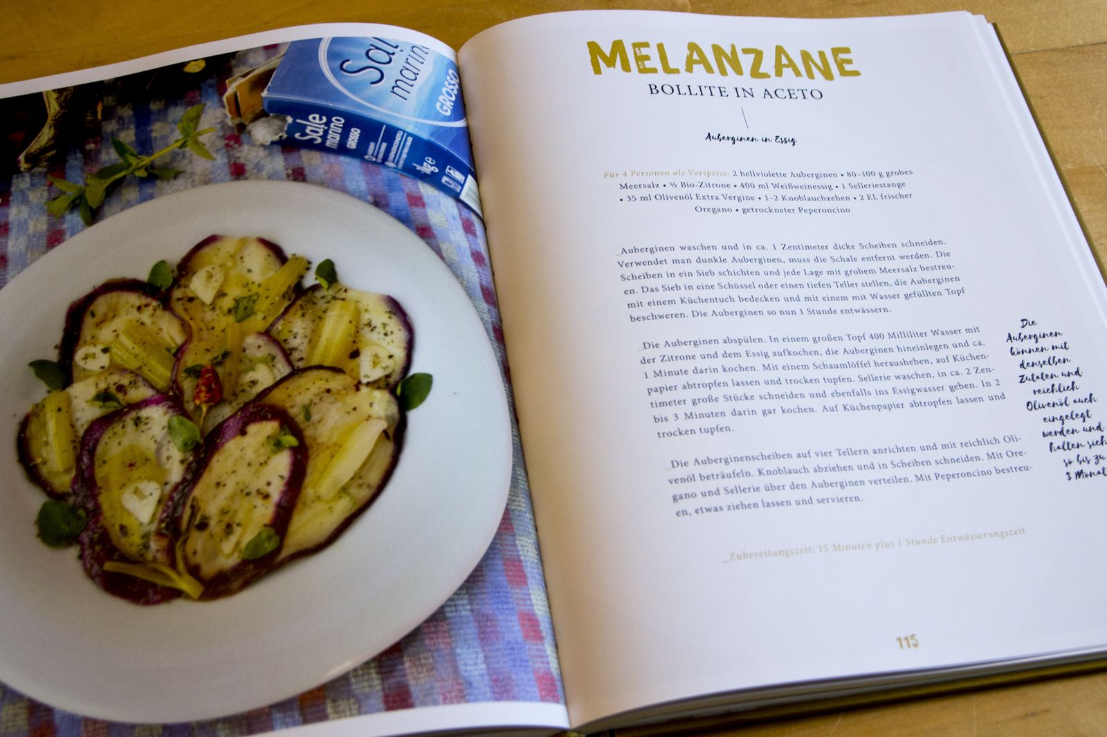 Ein sizilianische Beispielrezept aus dem Buch