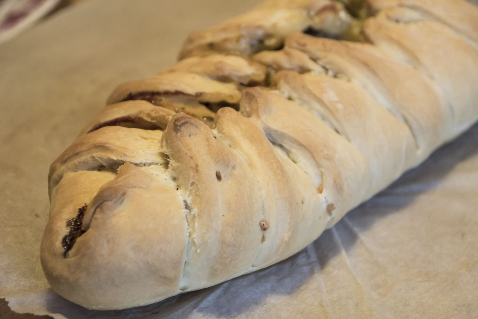 Der fertige Stromboli - bereit zum Genießen