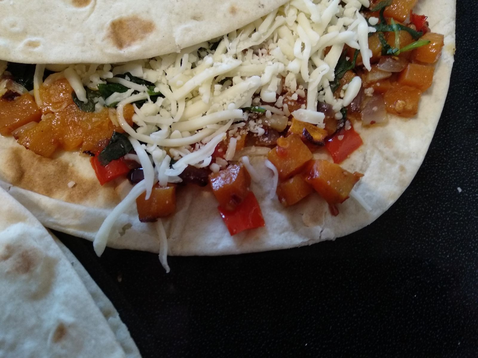 Süßkartoffel-Paprika-Quesadillas