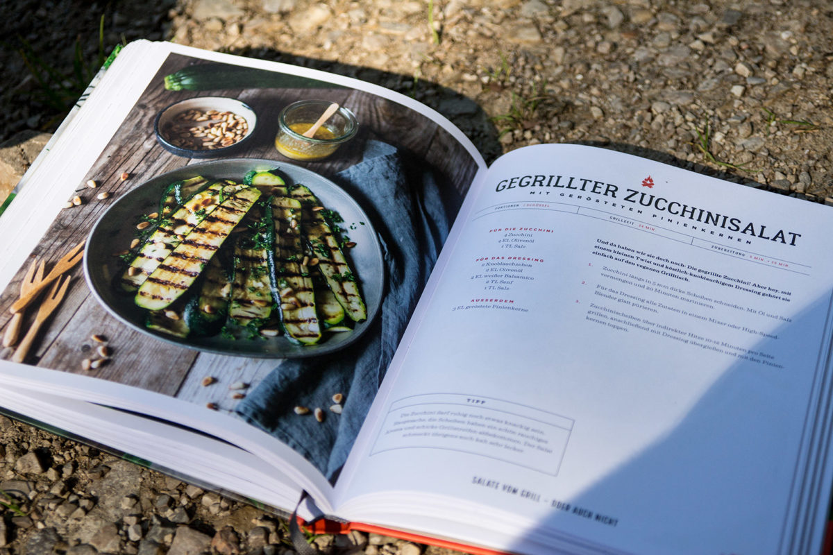 Gegrillter Zucchinisalat